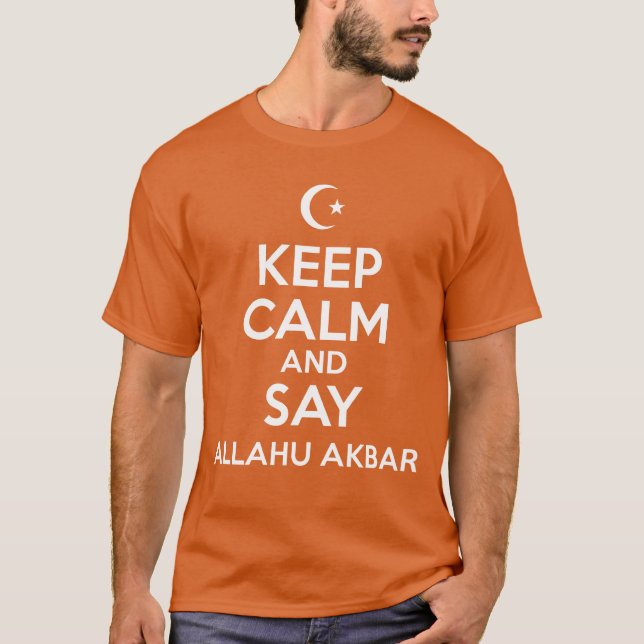 Camiseta Allahu Akbar (Frente)