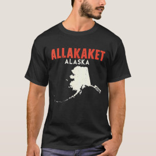Camiseta Allakaket Alaska Estado dos EUA Viagem Alaskan