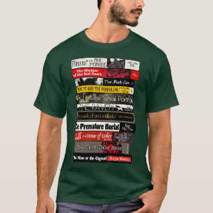 Camiseta Allan Poe Books Stack