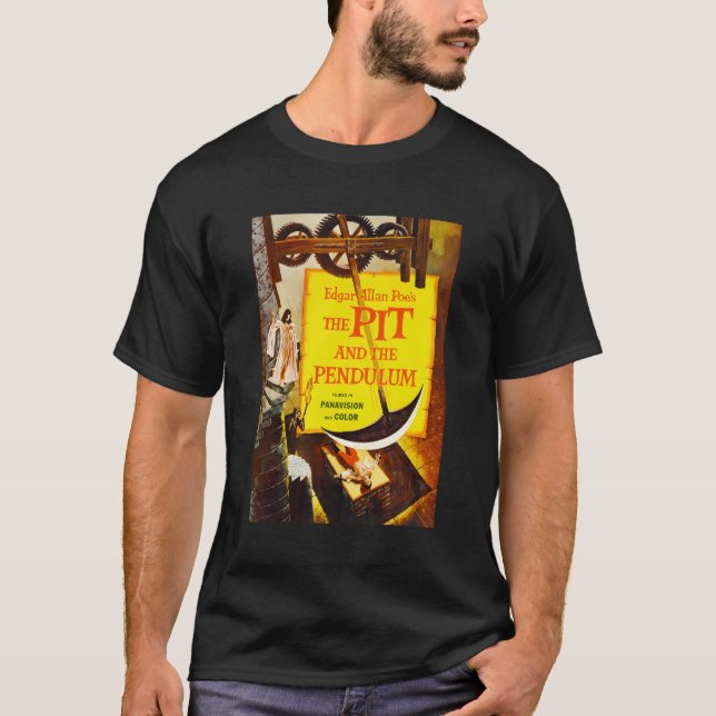 Camiseta Allan Poe Pit E Pendulum Halloween Filme De Horror (Frente)
