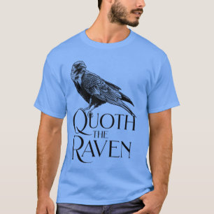 Camiseta Allan Poe Quoth O Raven TShirt Allan Poe Quoth T