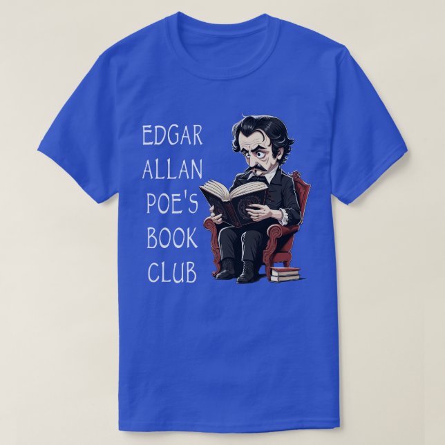 Camiseta Allan Poes Book Club (Frente do Design)