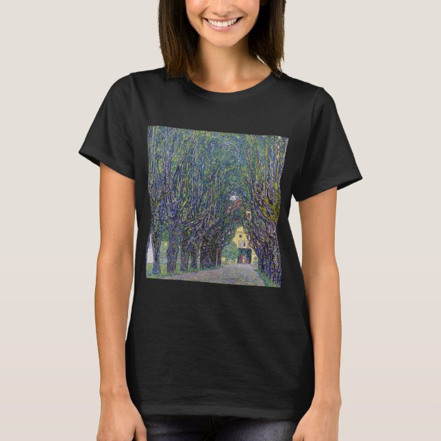 Camiseta Allee em Schloss Kammer, Gustav Klimt (Frente)