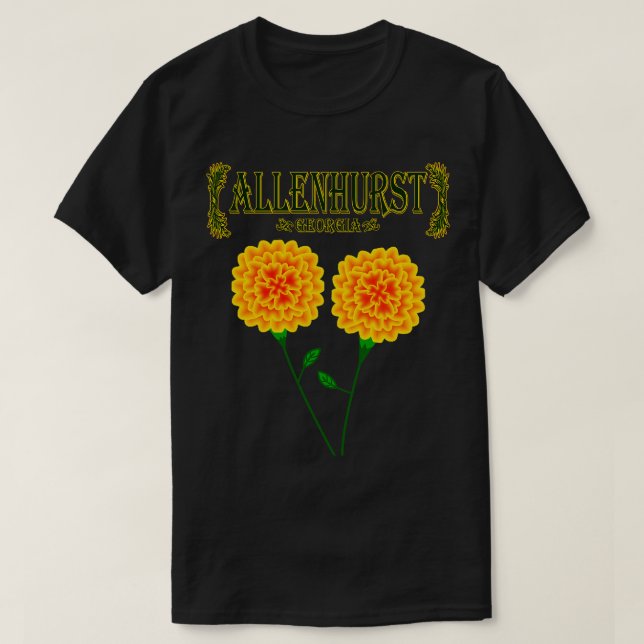 Camiseta Allenhurst Georgia TShirt 1 (Frente do Design)