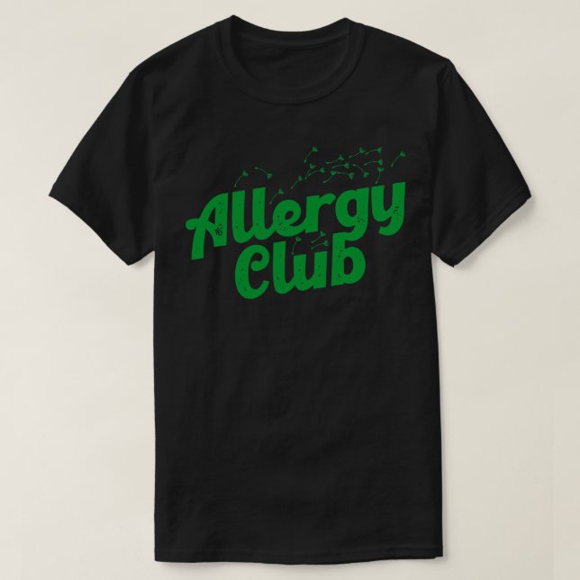 Camiseta Allergy Club (Frente do Design)