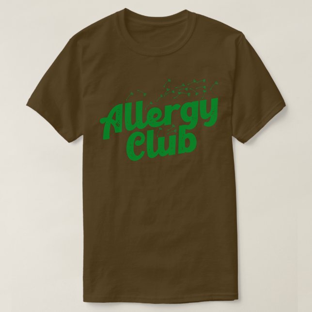 Camiseta Allergy Club (Frente do Design)
