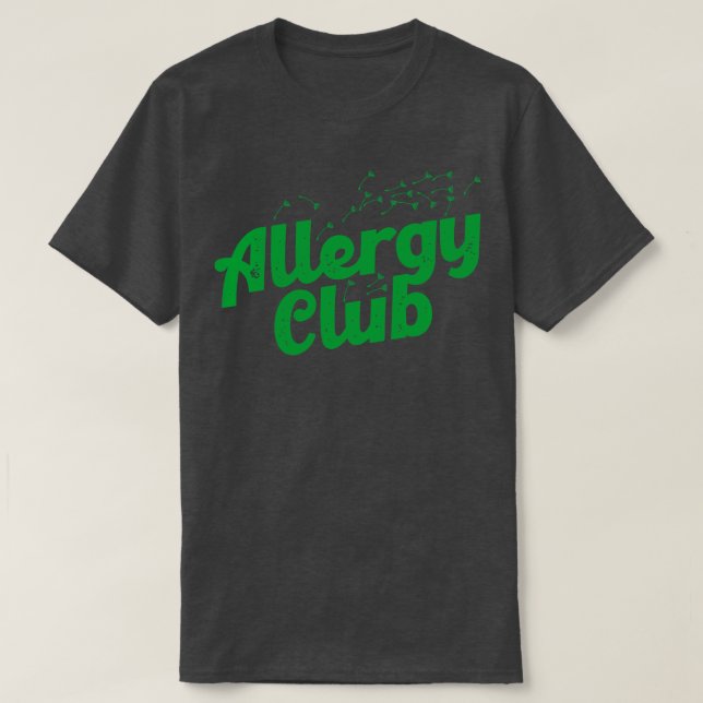 Camiseta Allergy Club (Frente do Design)
