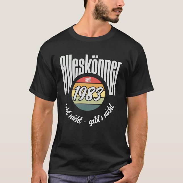 Camiseta Alleskönner Since 1983  Vintage (Frente)