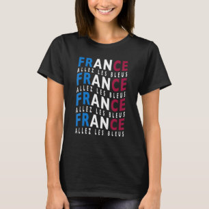 Camiseta Allez Les Bleus France Bandeira Futebol Boys F