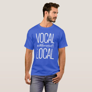 Camiseta #AllForOssoff local & vocal -- BRANCO