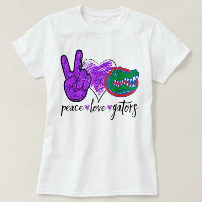 Camiseta Alligador Crocodilo Lovers Gators de Paz (Frente do Design)
