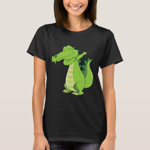 Camiseta Alligador Dançante Gift Funny Dabbing Alligator