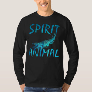 Camiseta Alligador De Crocodilos De Animais Espirituosos Pa