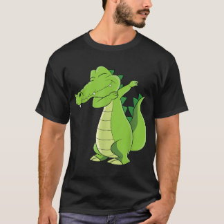 Camiseta Alligador de dança Funny Dabbing Alligator