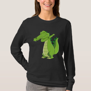 Camiseta Alligador de dança Funny Dabbing Alligator