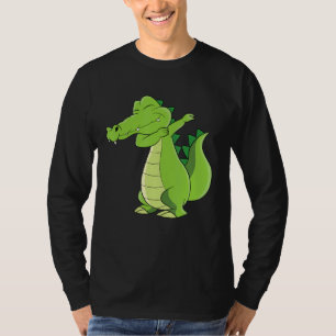 Camiseta Alligador de dança Funny Dabbing Alligator