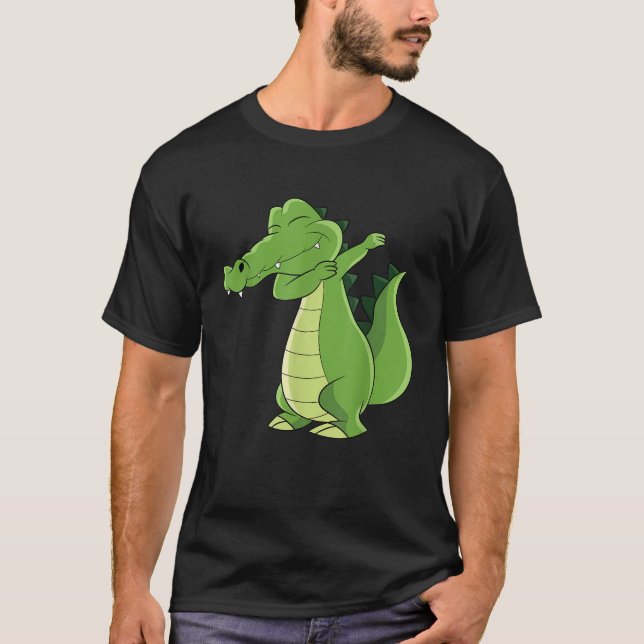 Camiseta Alligador de Disposição de Crocodilo de Alligador (Frente)