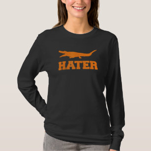 Camiseta Alligador De Óculos E Pântanos De Laranja De Tigre