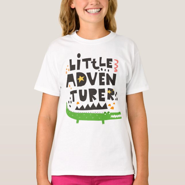 Camiseta Alligador de Pequenos Aventuros (Frente)