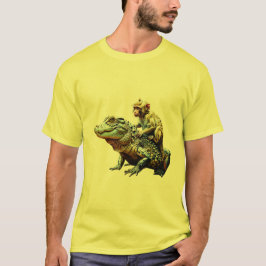 Camiseta Alligador Monkey Riding - Amizade Exclusiva para A