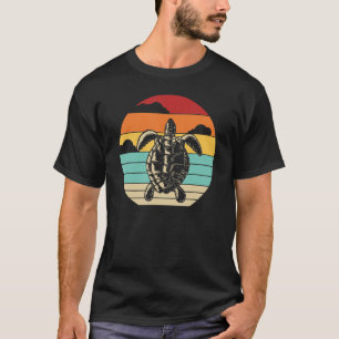Camiseta Alligador Retroativo Encaixando Tartaruga Deslizan