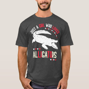 Camiseta Alligador Zoo Reptile Lover Girl