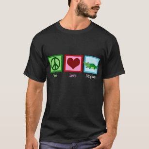 Camiseta Alligadores de Paz e Amor