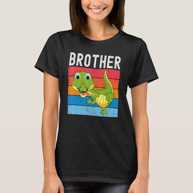 Camiseta Alligator Brother Gator Crocodile Family (Frente)