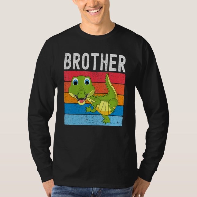 Camiseta Alligator Brother Gator Crocodile Family (Frente)
