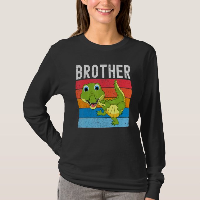 Camiseta Alligator Brother Gator Crocodile Family (Frente)