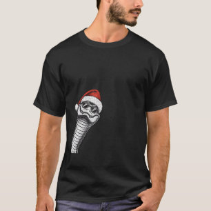 Camiseta Alligator Christmas Santa Hat Pajama Funny Crocodi