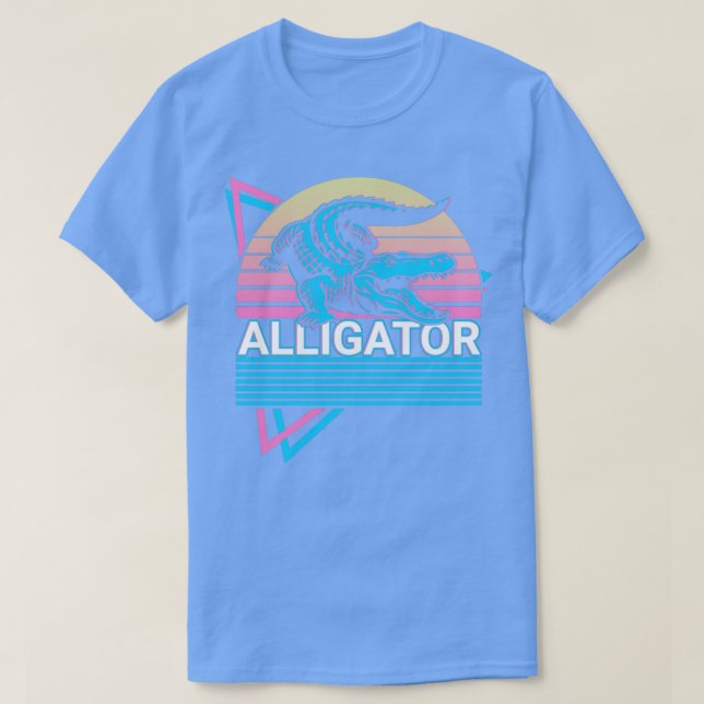 Camiseta Alligator Crocodile Gator Retro Gift (Frente do Design)