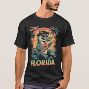 Camiseta Alligator de Férias da Flórida