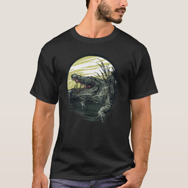 Camiseta Alligator Duo Swamp Alligator (Frente)