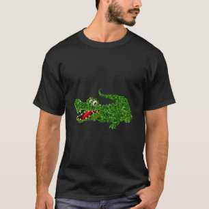 Camiseta Alligator Green Crocodile Animal E