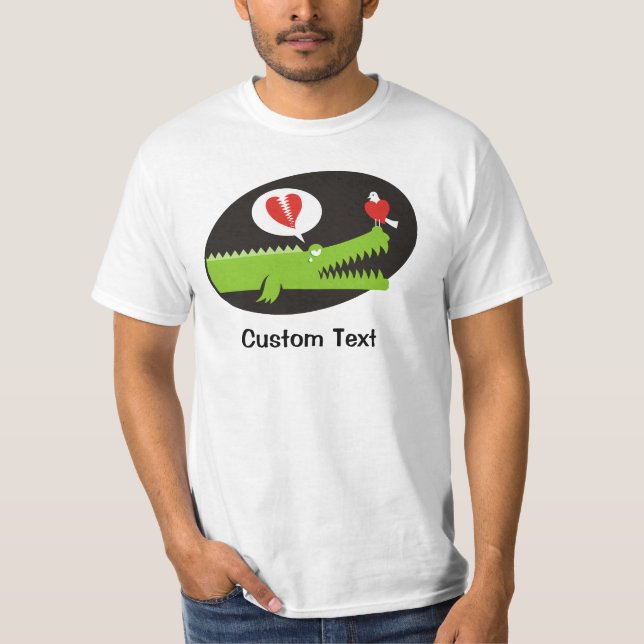 Camiseta Alligator in Love T-Shirt (Frente)