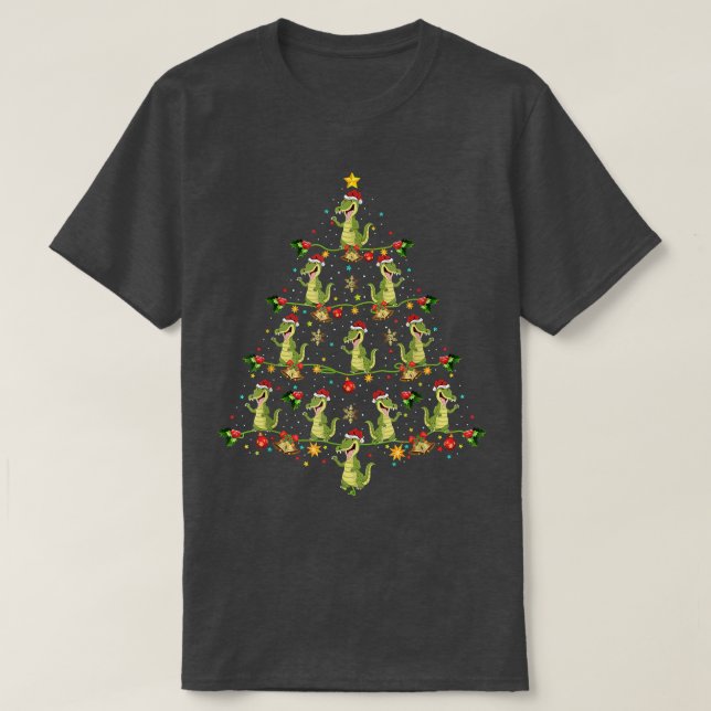 Camiseta Alligator Lover Xmas Correspondente Papais noeis A (Frente do Design)