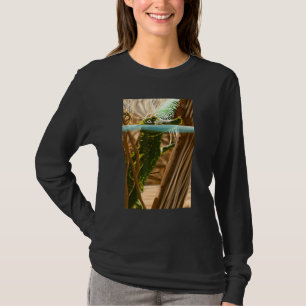 Camiseta Alligator Nadando no pântano Flórida Réptil Wildli