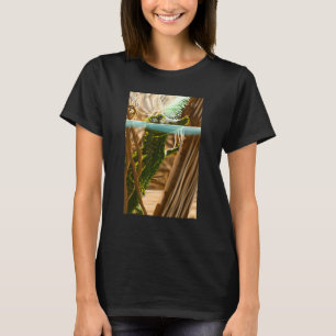 Camiseta Alligator Nadando no pântano Flórida Réptil Wildli