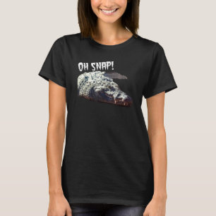 Camiseta Alligator Oh Snap Crocodilo Réptil