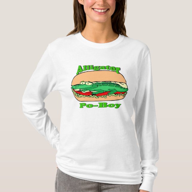Camiseta Alligator Po-Boy, Sandwich (Frente)