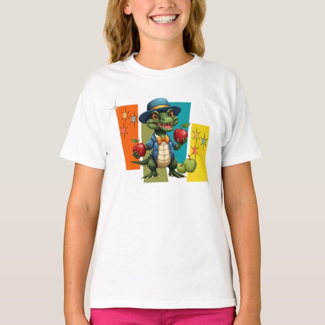 Camiseta Alligator SalesMan Apples (Frente)