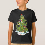 Camiseta Alligator Santa Christmas Light Tree Design<br><div class="desc">Are you looking for a Birthday Gift or Christmas Gift for an Alligator Lover? Then this Gator design is for you. Alligator crocodile costume gift that's just right for an alligator lover who really enjoys wearing crocodile and alligator costumes. Great gift for animal, reptile, crocodile, gators, lovers. Perfect gift Idea...</div>