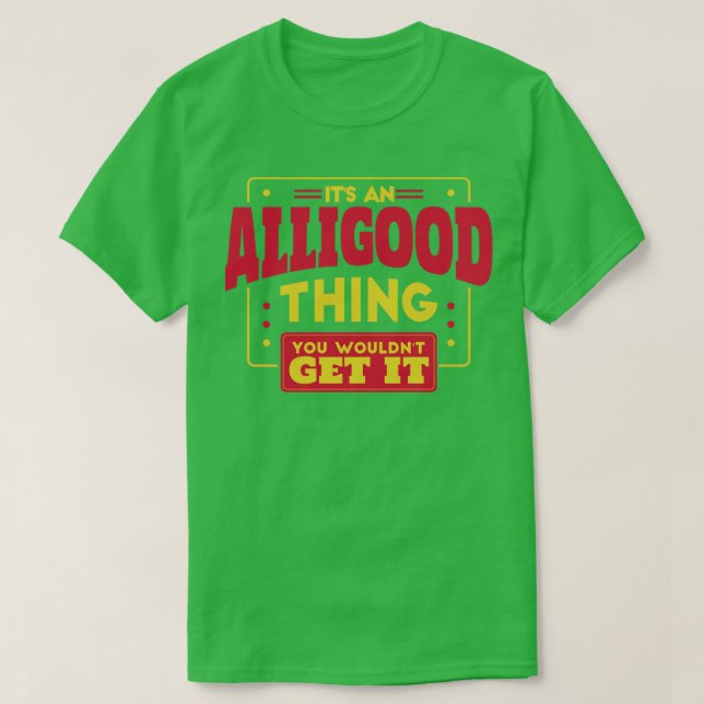 Camiseta Alligood (Frente do Design)