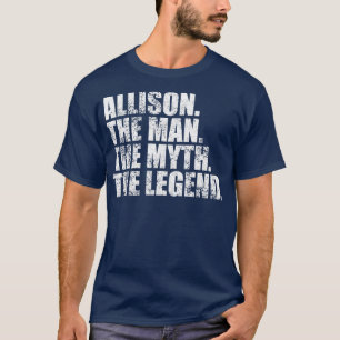 Camiseta Allison Allison Nome da família Allison sobrenome