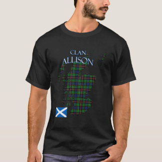 Camiseta Allison Scottish Clan Tartan Scotland