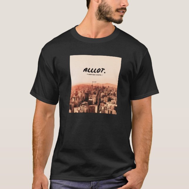 Camiseta "Alllot" skyline! (Frente)