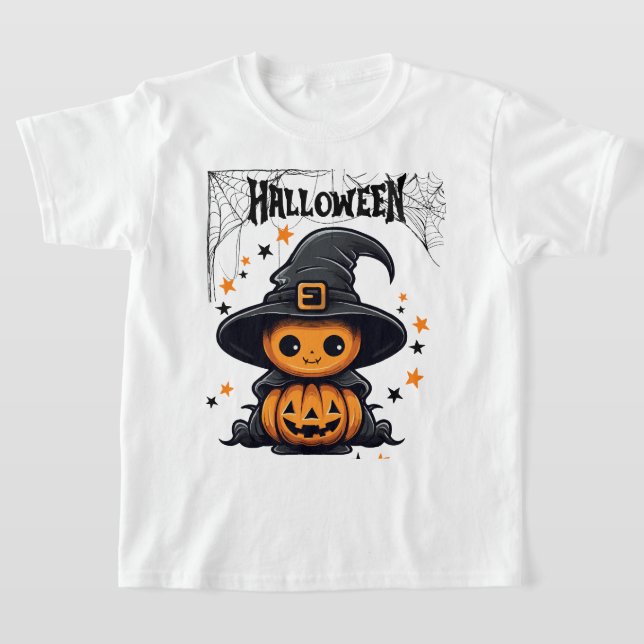 Camiseta Alloween Black Orange feliz (Postura )