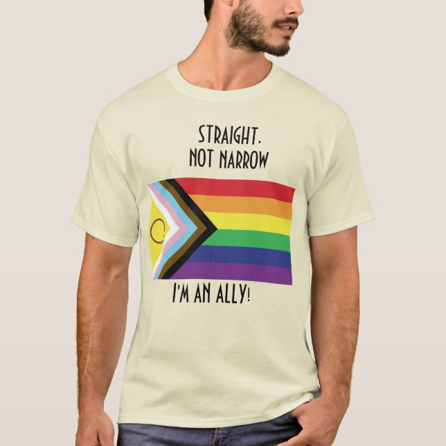Camiseta Ally for LGBTQ T-Shirt (Frente)