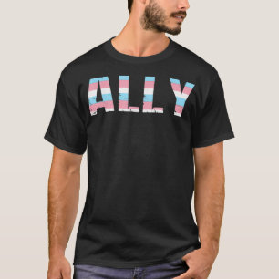 Camiseta Ally LGBTQ Trans Prioridades Suporte ao Transgende
